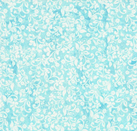 Expressions Batiks Elementals Candy Coated Twisted Teal 2 Yardage