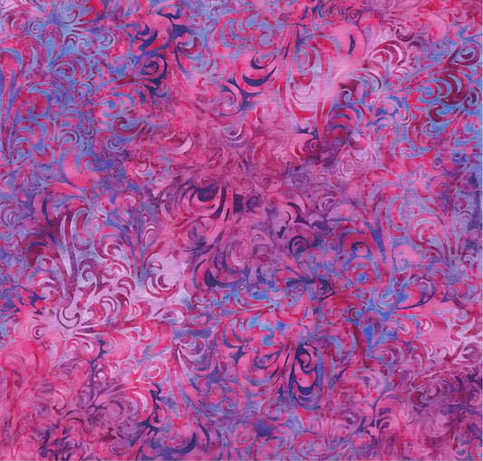 Batiks Hand Dyes Elementals Twirl & Swirl Lollipop Yardage