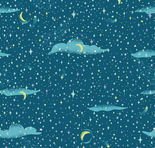Forever Neverland Pixie Dust Night Yardage