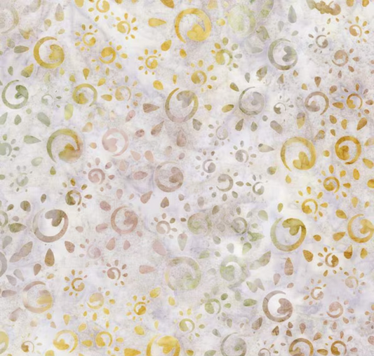 Batiks Hand Dyes Places You'll Go Oyster Yardage