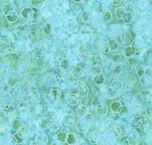 Batiks Hand Dyes Watercolor Daisies Pool Party Yardage