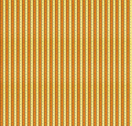 Costume Maker's Act II Tape Measure Yellow Yardage