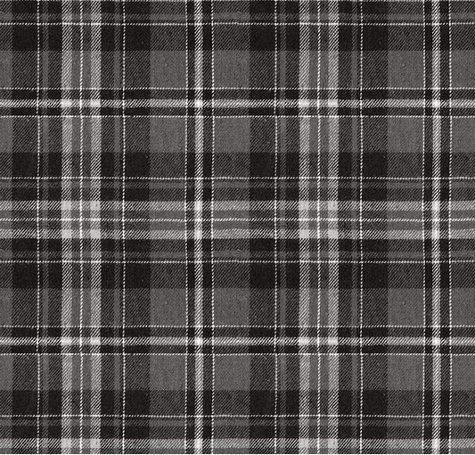Costume Maker's Act II Plaid Black Yardage