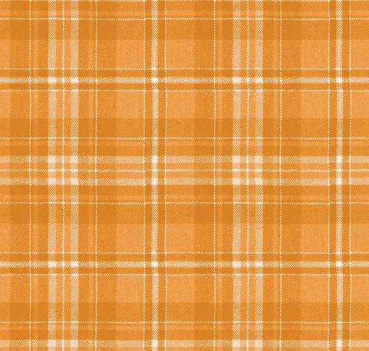 Costume Maker's Act II Plaid Orange Yardage