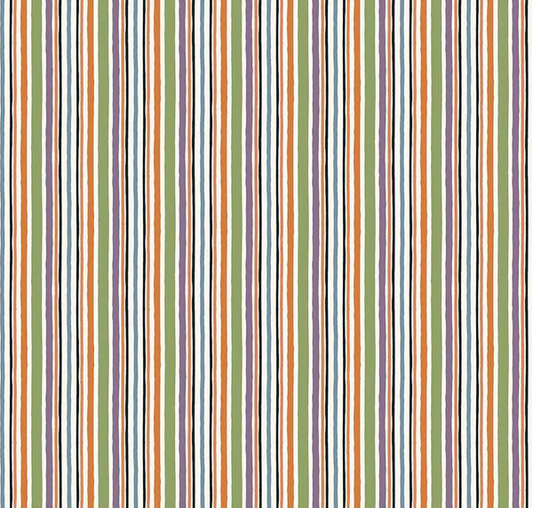 Trick or Treat Stripes Multi Yardage