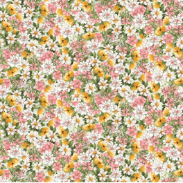 Young of the Year Packed Floral Butter Yardage