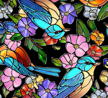SUNLIT BIRDS 2600 30793 J 15O Yardage