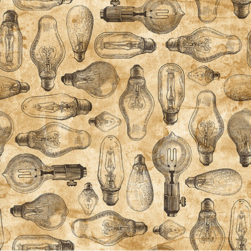 FULLSTEAMAH 3932-41 Parchment Yardage