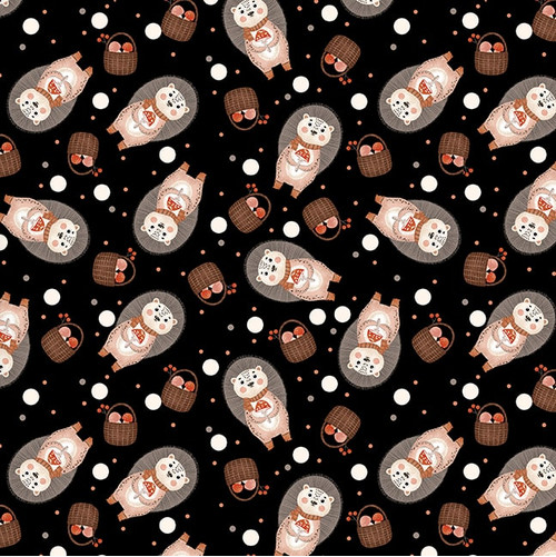 CHEERFULCHEE 3486-99 Black Yardage