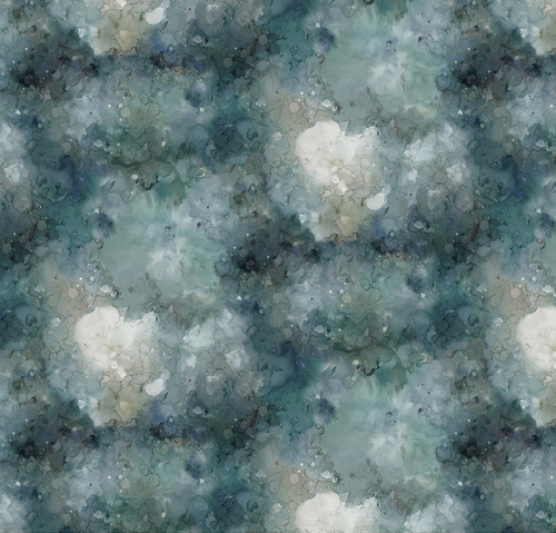 BRUSHSTROKES Mottled - Aegean Blue Yardage