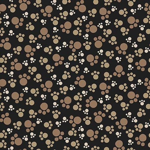 BIG KITTIES 1636-99 Black Yardage