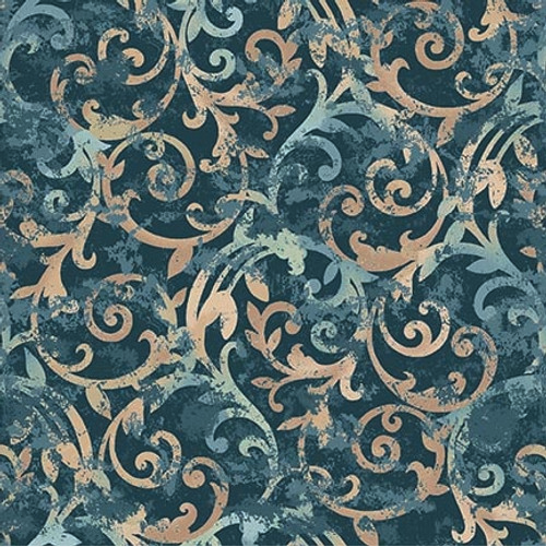 Garden Symphony 3422-77 Blue Yardage