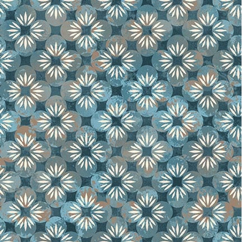 Garden Symphony 3424-76 Teal Yardage