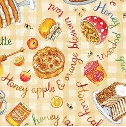 Meant to Bee HONEY RECIPES DDC12000-HONE-D yardage