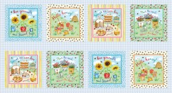 Meant to Bee MEANT TO BEE PANEL - 24" REPEAT DDC12007-MULT-D Panel