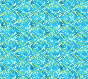 Winter Sports Color Slash Blue Fabric