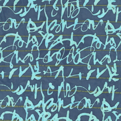 Stenographer's Notebook Script Waterfront Fabric
