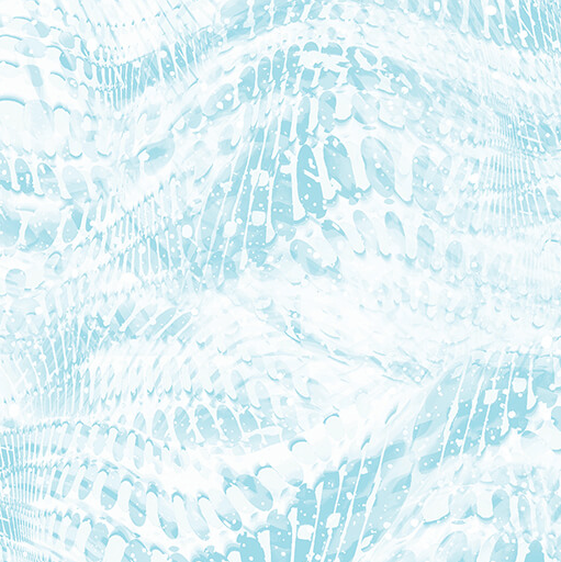 On Dragonfly Wings Rippling Waves Light Turquoise