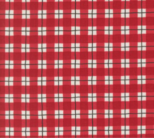 Winter Friends Winter Plaid Berry Red Fabric
