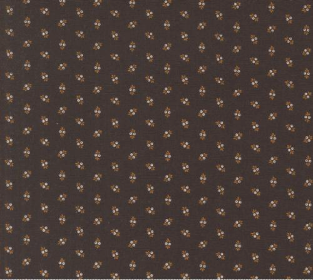 Pumpkin Spice Gatherings Berry Sprig Blenders Black Dirt Fabric