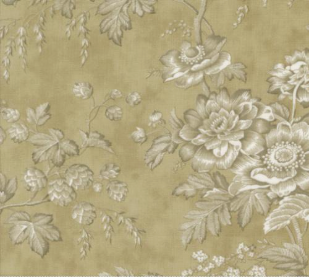 3 Sisters Meadow Greens Floral Sage Fabric