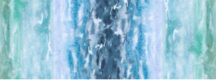 Wanderlust Watercolor Catch My Drift Landscape Sky Fabric