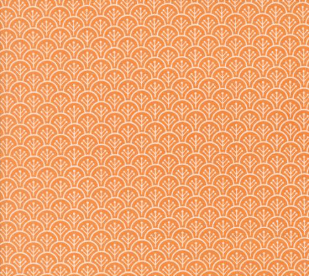 Agatha Road Scallops Blenders Pumpkin Fabric