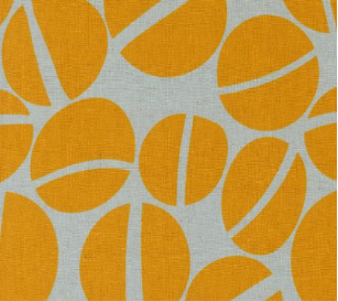 Urban Whisper Mochi Linen Geometrics Dots Sky Fabric