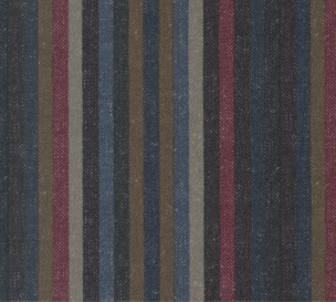 Prairie Gatherings Flannels Lumberjack Strips Brown Fabric