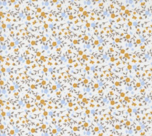 Sun Drenched Tiny Floral Toss Cloud Fabric