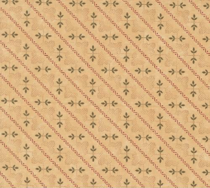 Wheatland Arbor Vine Stripes Wheat Fabric