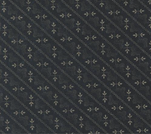 Wheatland Arbor Vine Stripes Cornflower Fabric