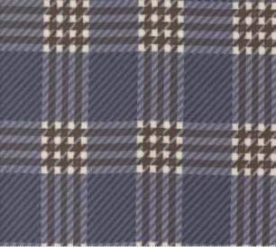 Prairie Gatherings Flannels Checks and Plaids Indigo Fabric