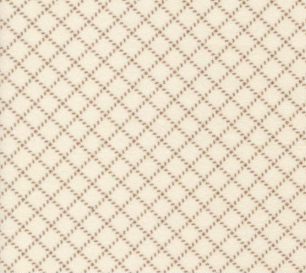 Prairie Gatherings Flannels Stitched Grid Blenders Porcelain Fabric