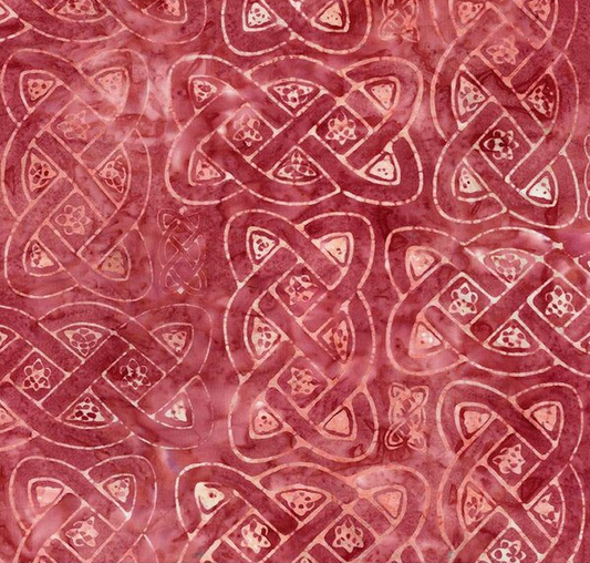 Batiks Hand Dyes A Touch of Celtic Rose Fabric