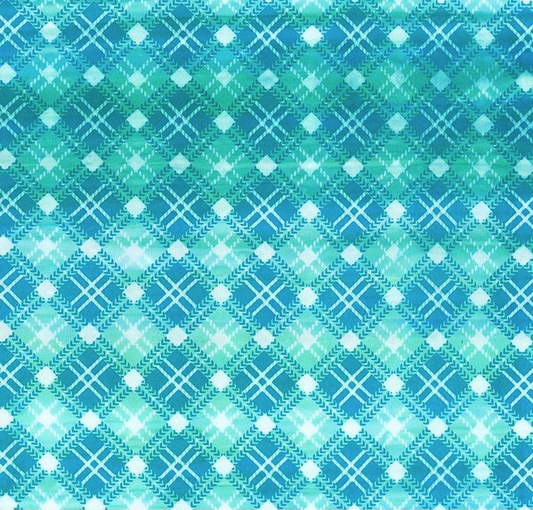 Batiks Hand Dyes A Touch of Celtic Aquamarine Fabric