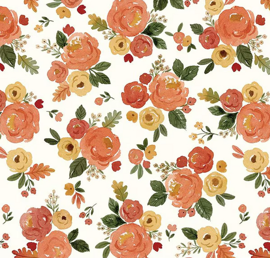 Happy Fall Days Main Cloud Fabric