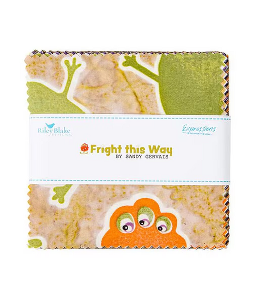 Expressions Batiks Fright This Way 5" Stacker