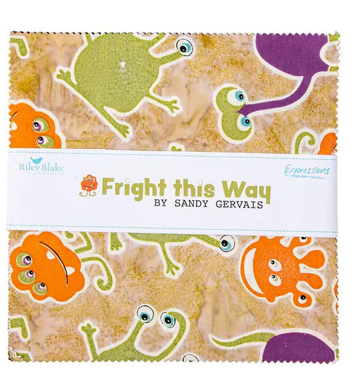 Expressions Batiks Fright This Way 10" Stacker