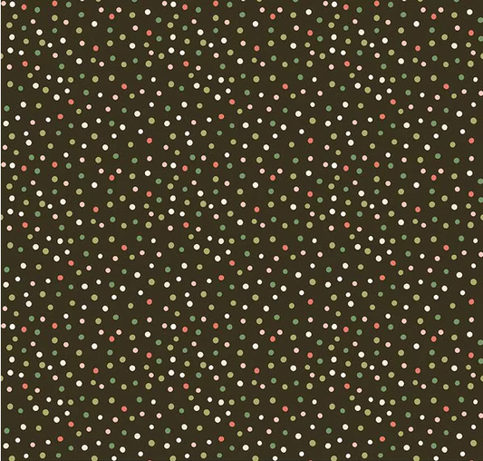 Glisten Dots Mocha Fabric