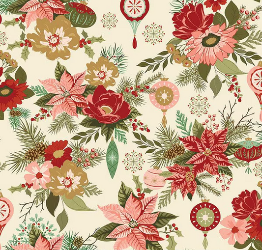 Glisten Main Eggnog Fabric