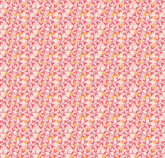 Gentler Times Gracious Coral Fabric