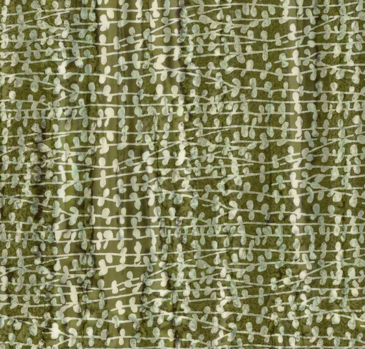 Batiks Hand Dyes Plant-Based Khaki Fabric