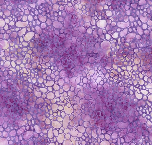 Batiks Hand Dyes Plant-Based Lavender Blush Fabric