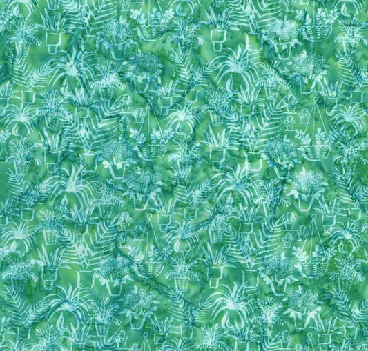 Batiks Hand Dyes Plant-Based Misty Teal 2 Fabric