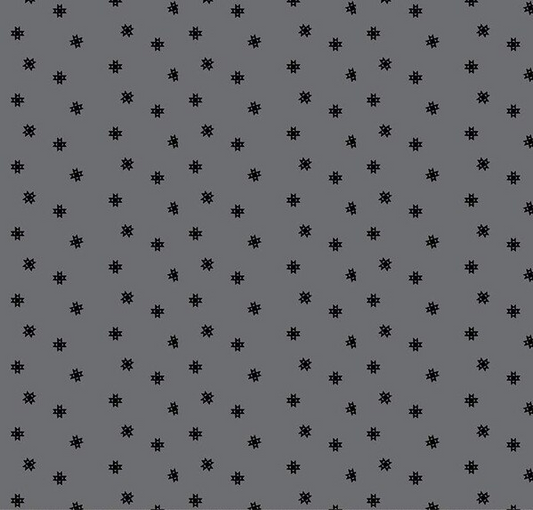 Blackout Ohio Star Gray Fabric