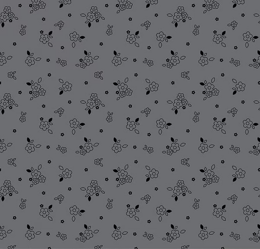 Blackout Bushel Gray Fabric