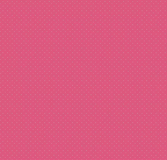American Jane Pindots Raspberry Fabric