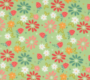Raspberry Summer Mint 37690 15 Fabric
