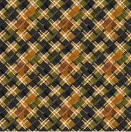 Forest Floor Abstract Plaid Multi Fabric